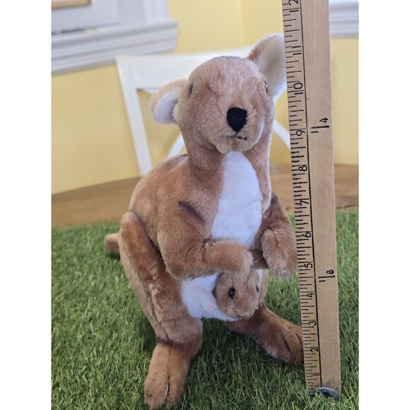 Vintage 1975 Dakin Kangaroo Baby Joey Plush 12" Stuffed Animal Figure - Picture 2 of 11